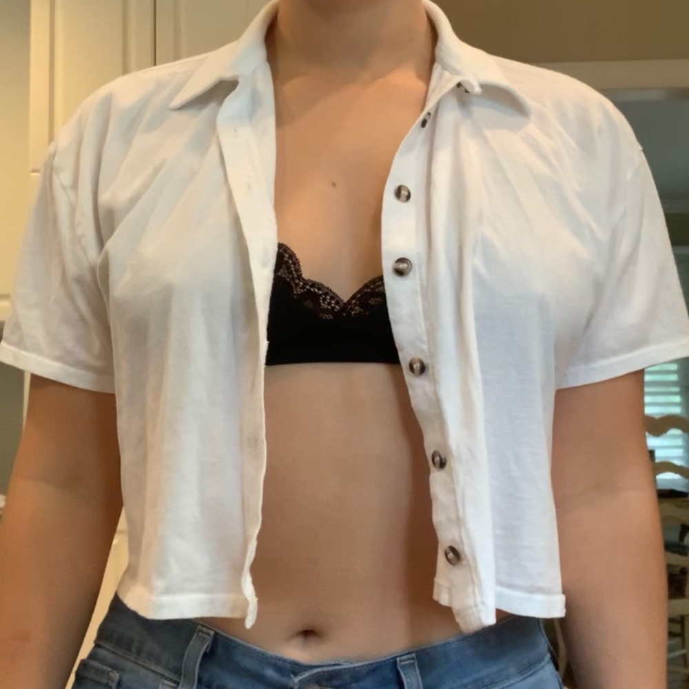 White topshop blouse